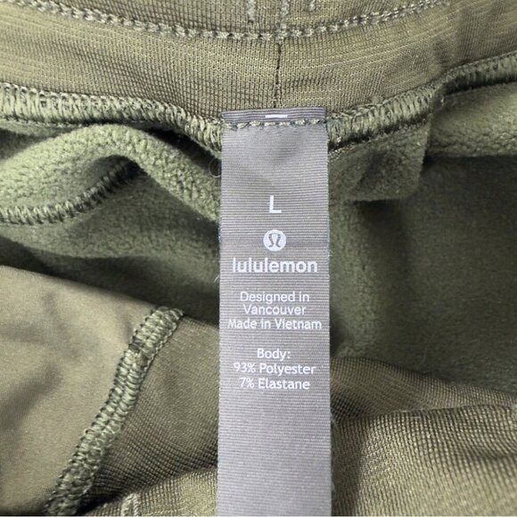 Lululemon Grid Tech Pant Dark Olive Men's Large - Picture 10 of 13
